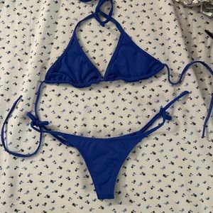 Blue bikini set , size XS